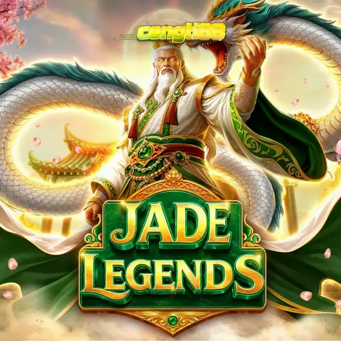Tampilan visual slot bertema mitologi Asia Jade Legends